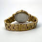 Designer Michael Kors Gold-Tone MK-3560 Stainless Steel Analog Wristwatch image number 3