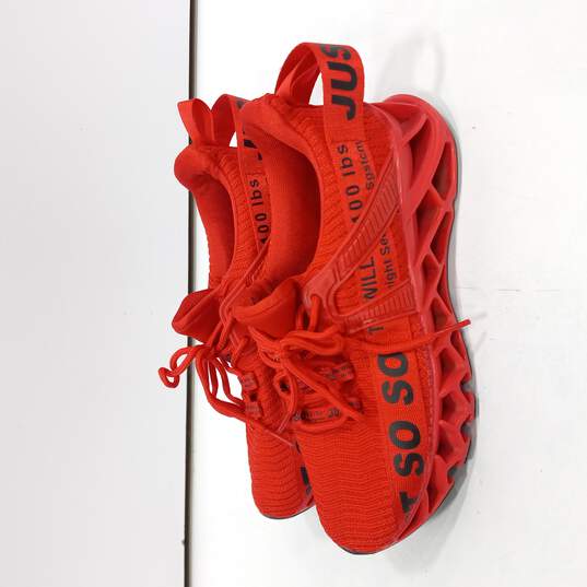 Just SO SO 37 Red Tennis Shoes (No Size or Gender Found On Shoes) image number 1