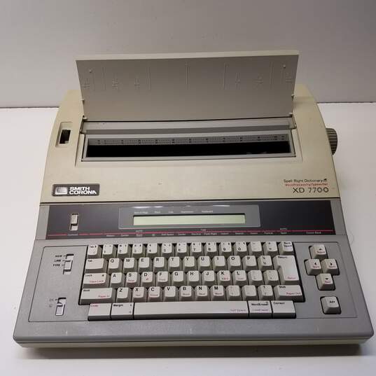Smith Corona Spell Right Dictionary Word Processing Typewriter XD 7700 Model F5 image number 1