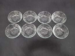 Vintage Bundle of Eight Cut Etched Glass Bowls alternative image