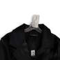 NWT Womens Black Leather Long Sleeve Cropped Motorcycle Jacket Size Small image number 3
