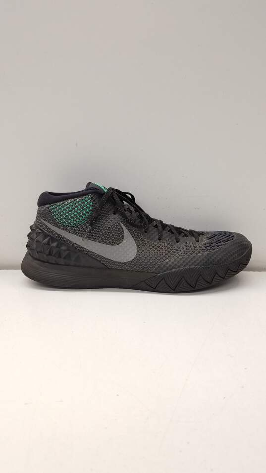 Nike Kyrie 1 Driveway Black, Grey, Green Sneakers 705277-001 Size 12 image number 1