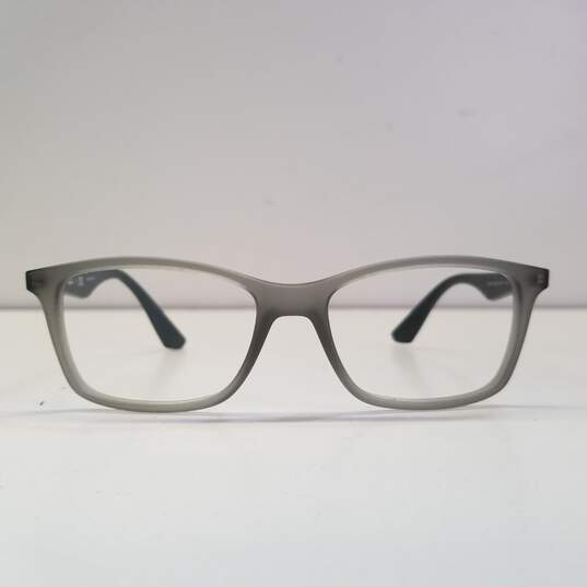 Ray-Ban Browline Clear Gray Eyeglasses Rx (Frame) image number 2