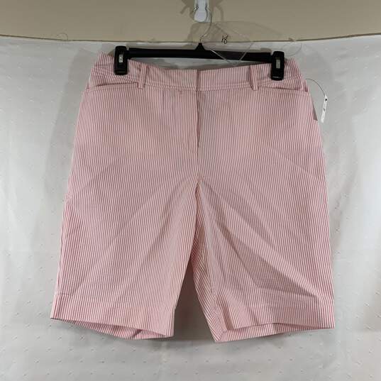 Women's Pink Seersucker Shorts, Sz. 10 image number 1
