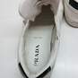 AUTHENTICATED Prada White Leather Downtown Low-Top Sneakers Mens Size 11 image number 4