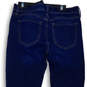 Womens Blue Medium Wash Stretch Pockets Denim Skinny Leg Jeans Size 26 image number 4
