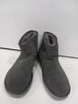 UGG's Studded Gray Leather Slip-On Boots Size 7 image number 1