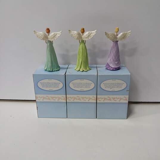 Power of Believing Birth Month Collector Angel Figurines Set of 3 IOB image number 2