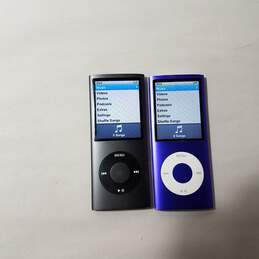Lot of Two Apple iPod nano 4th Gen Model A1285 Storage 16GB Each