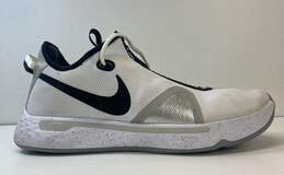 Nike PG 4 White Athletic Shoe Men 13