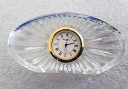 Vintage 1980s Waterford Crystal Oval Desk Clock alternative image