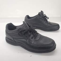 Rockport Black Leather Lace Up Comfort Shoes Men's Size 12 alternative image