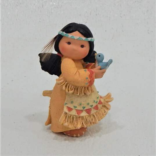 VTG Enesco Friends of the Feather Figurines Little Fish Tale Little Bird Told Me Little Big For Britches image number 7