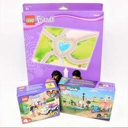 Lego Friends Playmat W/ Sealed Building Toy Sets Cat Grooming Car Dog Rescue Bike