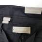 CHICO'S Size 2.5R Casual Belt Utility Ankle Black Women's Pant w/ Tag image number 3