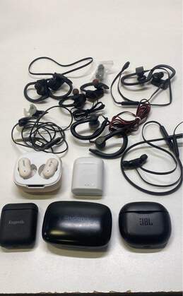 Assorted Audio Ear Bud Bundle Lot of 11 for Parts / Repair