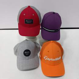 4PC Taylor Made Assorted Baseball Cap Style Hat Bundle