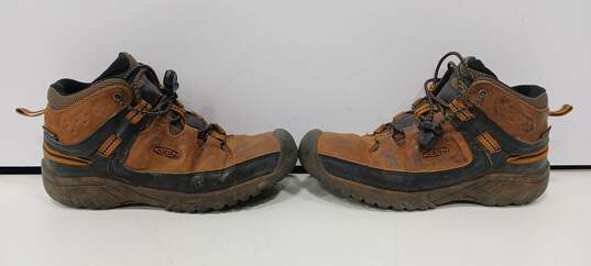Keen Women's Brown Leather Hiking Boots Size 4 image number 3