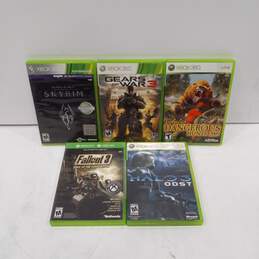 5pc. Bundle of Assorted Xbox 360 Video Games