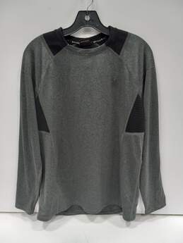 Spyder Active Men's Gray Long Sleeve T-Shirt Size M
