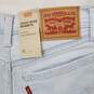 NWT Women's Levis High Rise Short in Baby Blue Size 27 image number 5