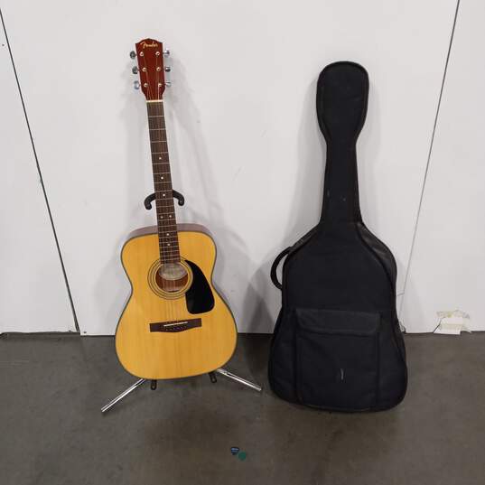 Fender GC-12 NAT Acoustic Guitar w/ Carry Bag image number 1