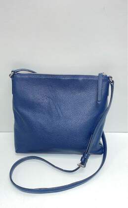Kate Spade Pebble Leather Messenger Bag Navy Blue alternative image