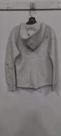 Nike Women's Light Gray Heather Full Zip Hooded Jacket Size S NWT image number 4