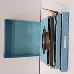 Vintage Companion Blue Typewriter w/ Case alternative image