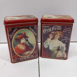 Pair of The Palms Coca Cola Tins alternative image