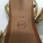 Michael Kors Tricia Leather Sandals Pale Gold 10 image number 8
