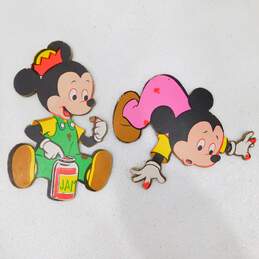 Vintage The Dolly Toy Co & Disney Mickey Mouse Wall Hangings alternative image