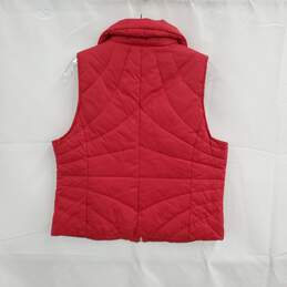 Kenneth Cole Reaction Scarlet Red Full Zip Puffer Down Vest Jacket NWT Size L alternative image