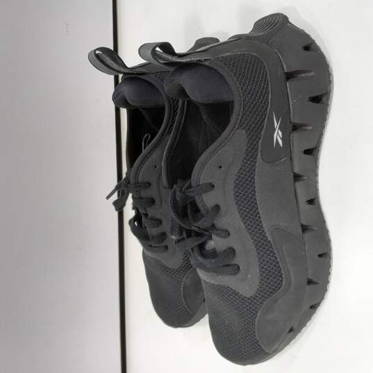 Reebok Women's Black Zig Dynamica Running Shoes Size 10 image number 4