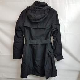 The North Face City Breeze Black Belted Trench Raincoat Size M alternative image