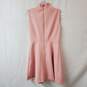Zara Pink Ruffle Neck Lace A-Line Dress Size S image number 2