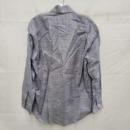 Robert Talbot Carmel MN's Checkered Blue & White Long Sleeve Shirt Size XL alternative image