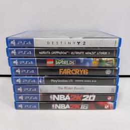 Bundle of 8 Assorted PS4 Games