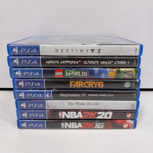 Bundle of 8 Assorted PS4 Games image number 1