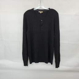 Burberry Brit Dark Gray Cashmere Blend Sweater MN Size M