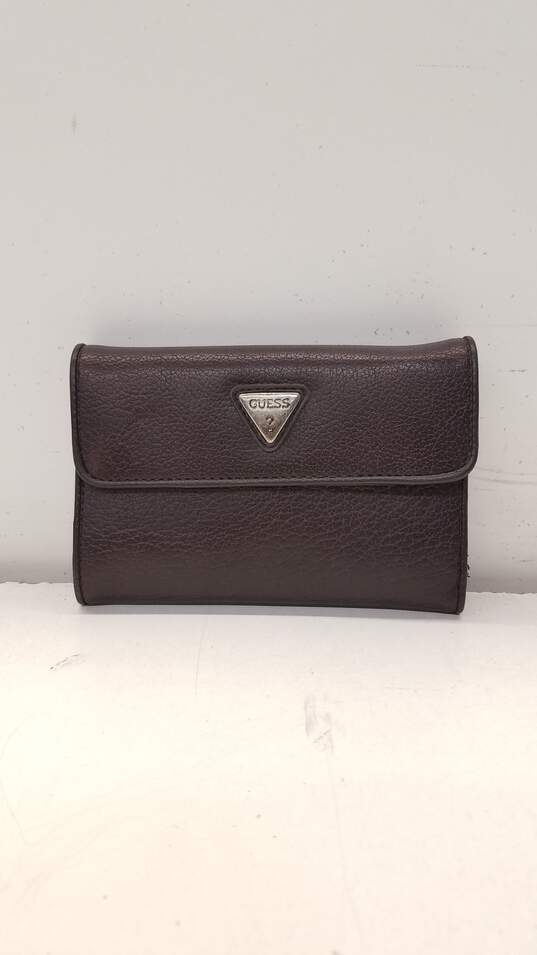 Guess Women's Trifold Wallet Brown image number 1