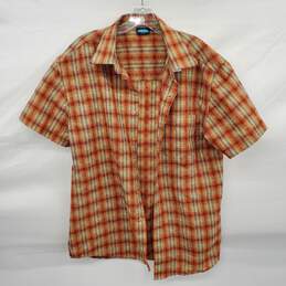 Kavu Short Sleeve Button Up Shirt Size M