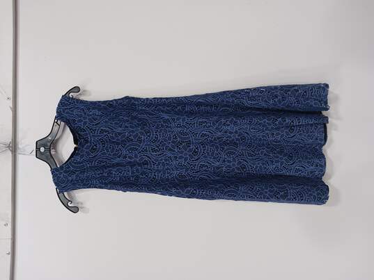 HQ Tommy Hilfiger Women's Blue Lace Dress image number 2