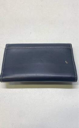 Dooney & Bourke Navy Blue Bifold Leather Card Wallet alternative image