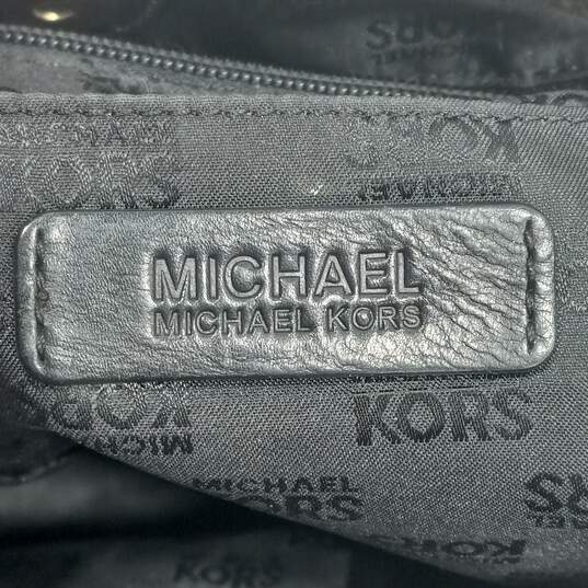 Michael Kors MK Monogram Pattern Shoulder Handbag image number 5