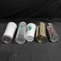 5PC Starbucks Assoted Coffee Tumbler Travel Cups image number 3