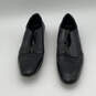 Mens Black Leather Round Toe Outdoor Slip-On Loafer Shoes Size EU 44 image number 1
