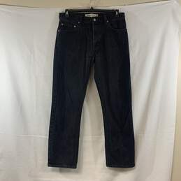 Men's Black Levi's 505 Regular Fit Jeans, Sz. 33x30