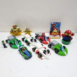 Super Mario Toy Lot Jakks Bowser Figures Nintendo Mario Kart +