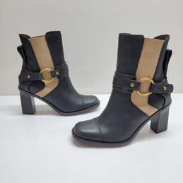 AUTHENTICATED SEE BY CHLOE 'ALEXIS' HARNESS BOOTS EURO SZ 36